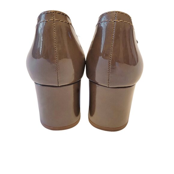 Kate Spade Dijon Bow Patent Leather Block Heel Pumps - Picture 4 of 7